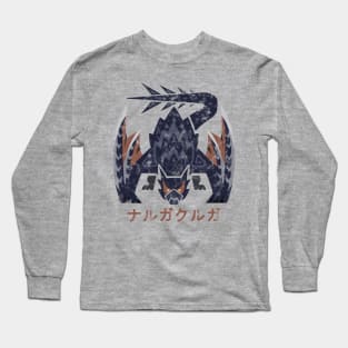 Monster Hunter World Iceborne Nargacuga Kanji Icon Long Sleeve T-Shirt